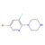 1-(5-bromo-3-fluoropyridin-2-yl)piperazine