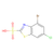 4-bromo-6-chlorobenzo[d]thiazole-2-sulfonic acid