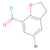 5-bromo-2,3-dihydro-1-benzofuran-7-carbonyl chloride