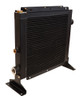 Mobile Hydraulic Oil Cooler with Hydraulic Fan & Shroud Model HC-35, with or without Bypass Valve