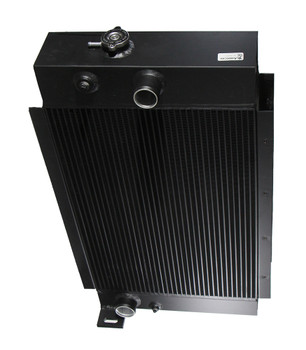 Heavy Duty Bar & Plate Radiator for MAC 905F Generac Industrial Flameless Heaters with Isuzu Engines Improved Durability Over OEM Radiator (25843) *Ships Oversize*
