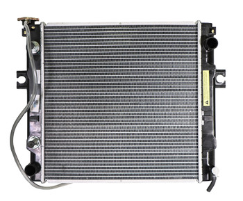 HD+ Forklift – Nissan Radiator  17.7” x 17.56” x 2 Row (25942)