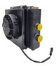 Mobile Hydraulic Oil Cooler 7" Fan & Shroud  Model DC-9  (24 Volt w/ OC-61)  With or Without Bypass