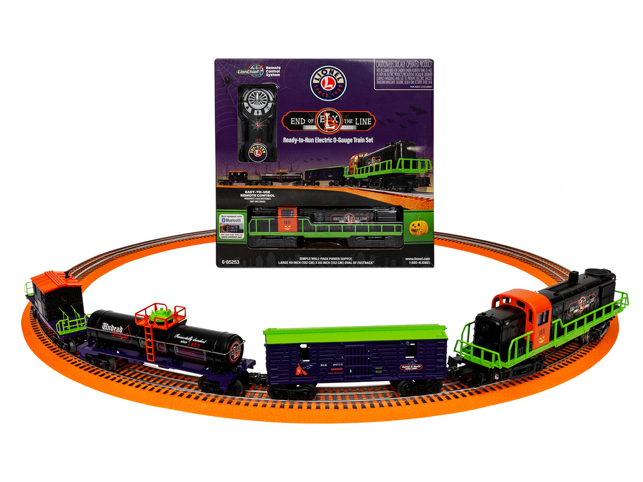 santa freight lines lionchief set