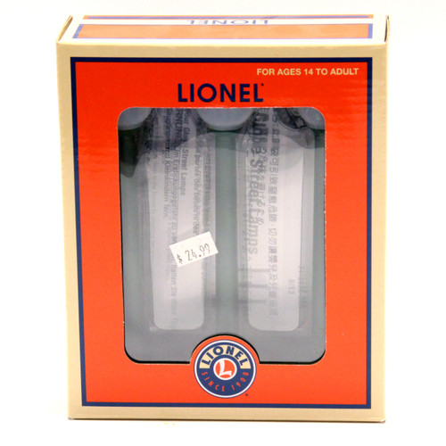 These illuminated globe lights look great along streets and next to train stations.