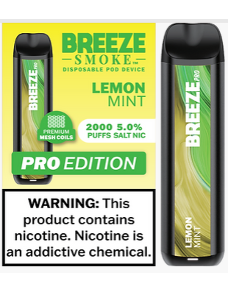 Breeze Pro Lemon Mint Ace Vapes and more