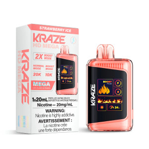 Kraze HD Mega Strawberry Ice 20mg(ON) Kraze HD Mega Strawberry Ice 20mg(ON)