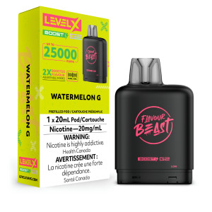 Level X Boost G2 Watermelon G 20mg(ON) Level X Boost G2 Watermelon G 20mg(ON)