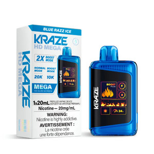 Kraze HD Mega Blue Razz Ice 20mg(ON) Kraze HD Mega Blue Razz Ice 20mg(ON)