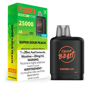 Level X Boost G2 Super Sour Peach 20mg(ON) Level X Boost G2 Super Sour Peach 20mg(ON)