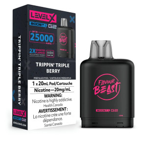 Level X Boost G2 Trippin Triple Berry 20mg(ON) Level X Boost G2 Trippin Triple Berry 20mg(ON)