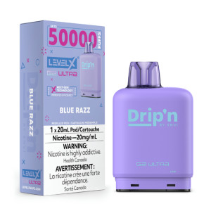 Dripn Level X 50000 Blue Razz Dripn Level X 50000 Blue Razz