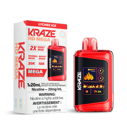 Kraze HD Mega Lychee Ice 20mg(ON)