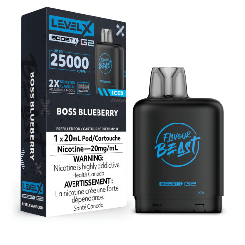 Level X Boost G2 Boss Blueberry 20mg(ON)
