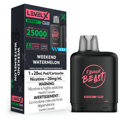 Level X Boost G2 Weekend Watermelon 20mg(ON)