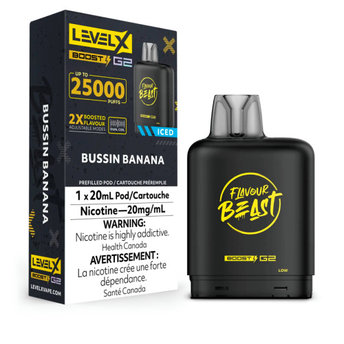 Level X Boost G2 Bussin Banana 20mg(ON)