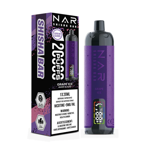 Nar Shisha Bar Grape Ice 20000 Puffs