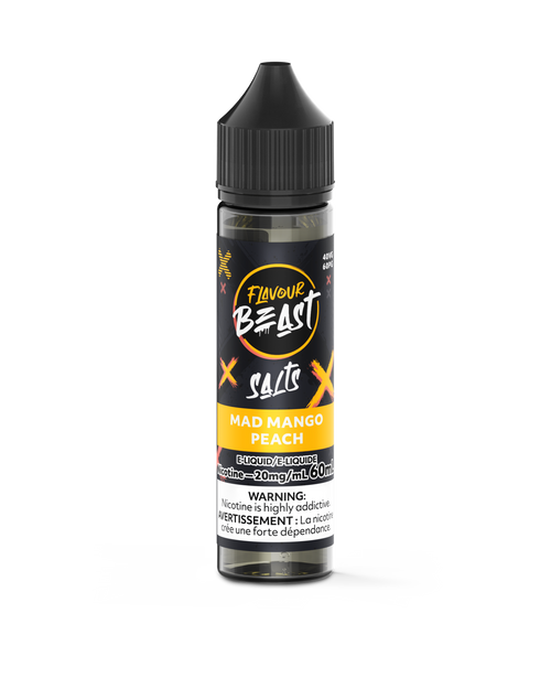 Flavour Beast Salts Mad Mango Peach 20mg 60ml