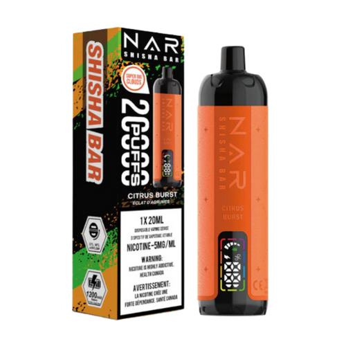 Nar Shisha Bar Citrus Burst 20000 Puffs