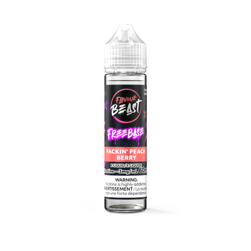 Flavour Beast Freebase Packin Peach Berry 60ml