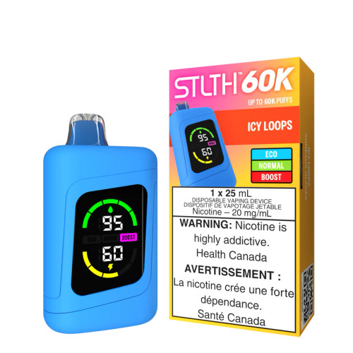 Stlth 60K Icy Loops Ice 20mg