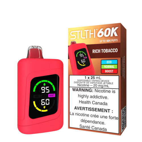 Stlth 60K Rich Tobacco 20mg