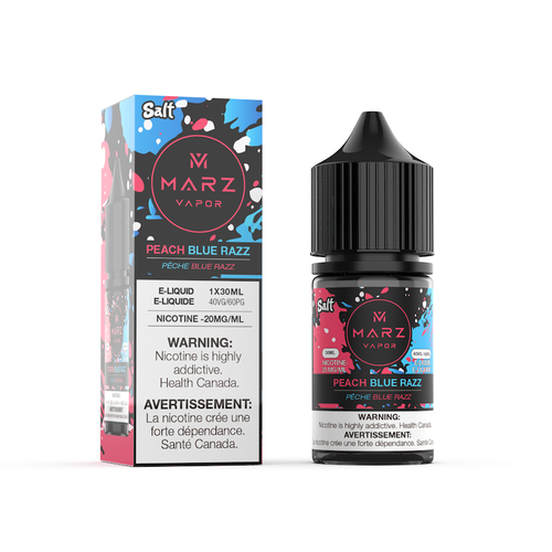 Marz Vapor Salts Peach Blue Razz 20mg