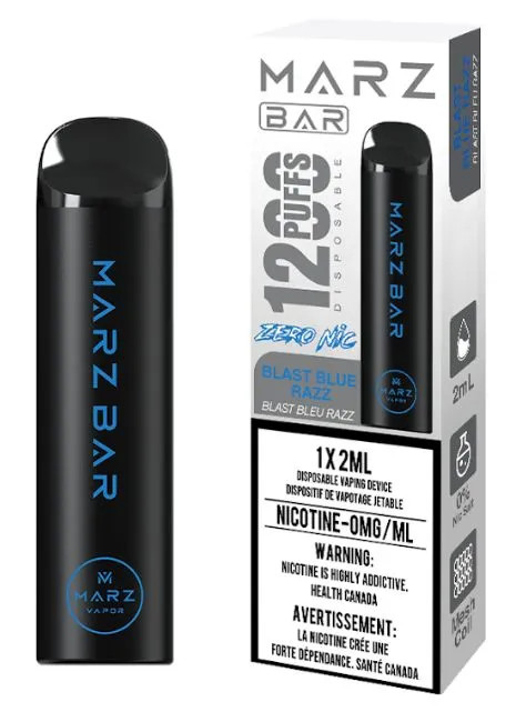 Marz Bar 1200 Zero Nic Blast Blue Razz