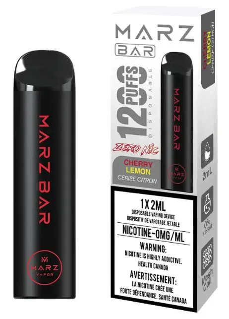 Marz Bar 1200 Zero Nic Cherry Lemon