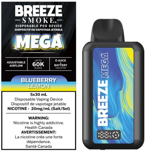 Breeze Mega 60K Blueberry Lemon
