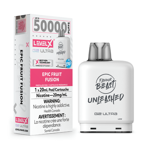 Level X G2 Ultra Epic Fruit Fusion replacement pod vape Canada Windsor