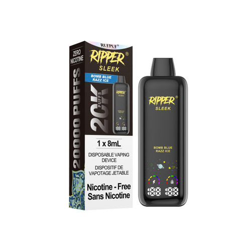 Ripper Sleek 20k Zero Nic Bomb Blue Razz Ice