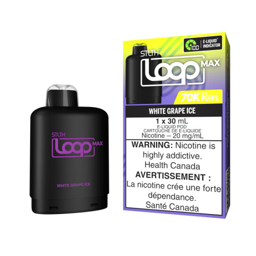 Stlth Loop Max 70K White Grape Ice 20mg