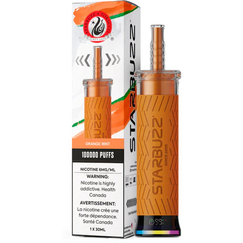 Starbuzz E-Hose 100K Orange Mint