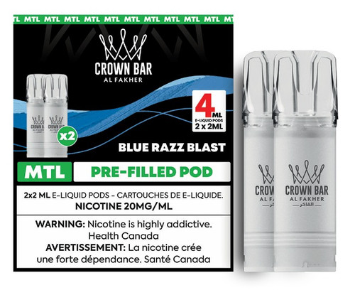 Al Fakher Crown Bar MTL Pod Blue Razz Blast