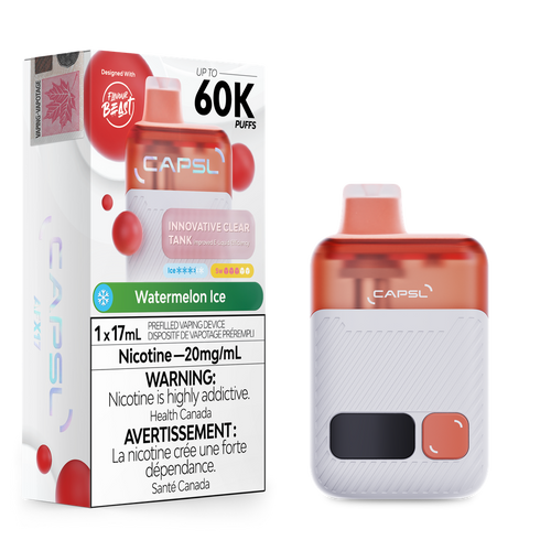 Capsl 60K Watermelon Ice disposable vape Ontario Canada