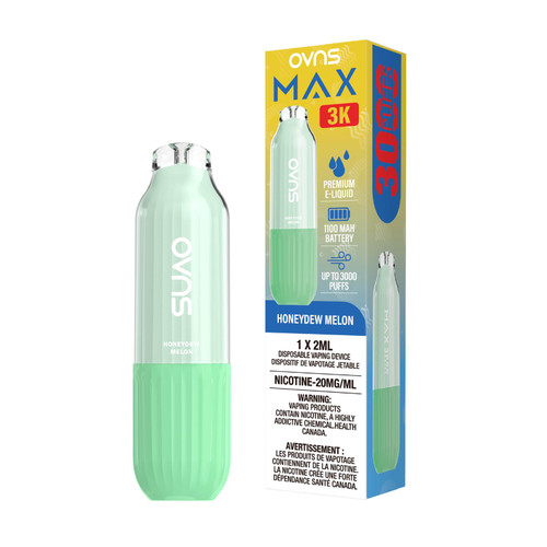 OVNS Max 3K Honeydew Melon disposable vape Ontario Canada