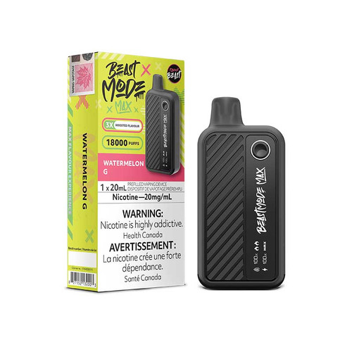Flavour Beast Mode Max Watermelon G 20mg Ontario disposable vape available at Ace Vapes Windsor