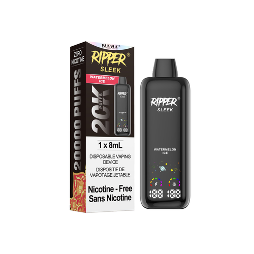 Ripper Sleek 20K Watermelon Ice nicotine free disposable vape 20000 puffs Ontario Canada