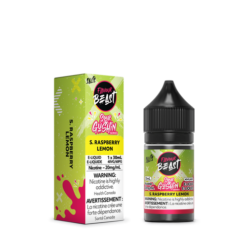 Flavour Beast E-liquid Gushin S. Raspberry Lemon 30 ml