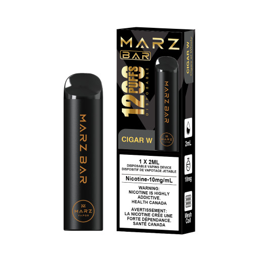 Marz Bar 1200 Cigar W 10mg disposable vape Canada Windsor