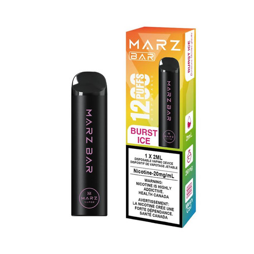 Marz Bar 1200 Burst Ice disposable vape 20mg Canada Windsor