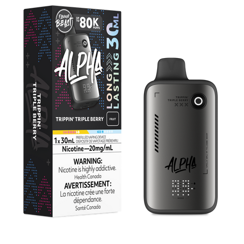 Flavour Beast Alpha 80K Trippin Triple Berry