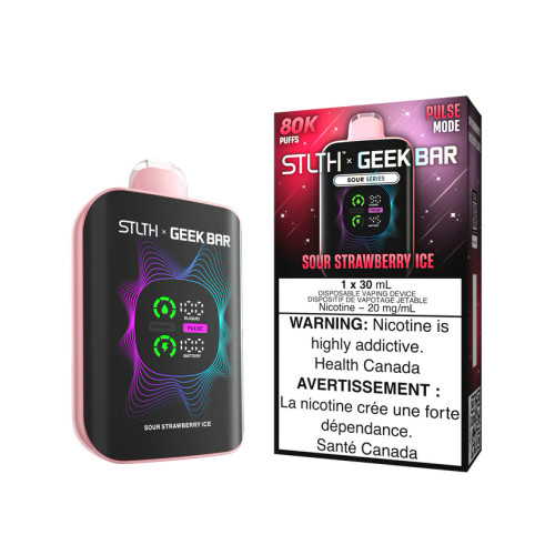 Stlth X Geekbar 80K Sour Strawberry Ice