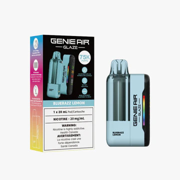 Genie Air Glaze 75K Starter Kit Blue Razz Lemon pod vape device Ontario Canada