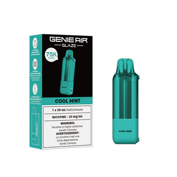 Genie Air Glaze 75K Pod Cool Mint prefilled vape pod Ontario Canada