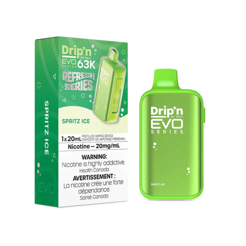 Dripn Evo 63K Spritz Ice disposable vape Ontario Canada