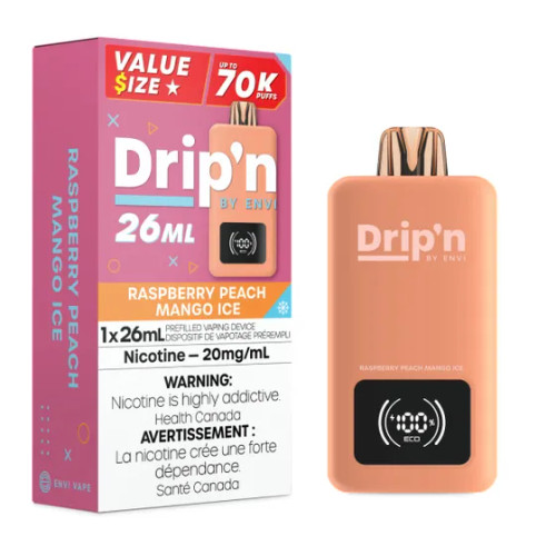Dripn 70K Raspberry Peach Mango Ice 20mg
