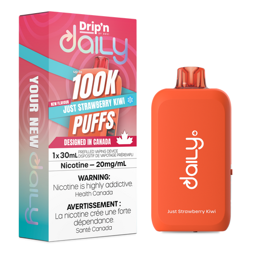 Dripn Daily 100K Just Strawberry Kiwi
