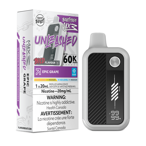 Beast Mode Max 3 60K Epic Grape disposable vape Ontario Canada
